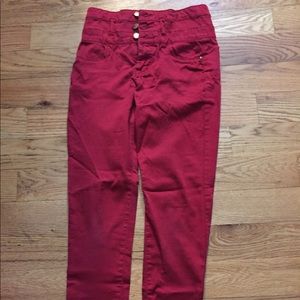 I am selling red pants